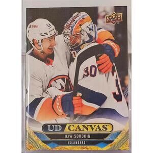 2024-25 Upper Deck Ilya Sorokin UD Canvas Card - New York Islanders